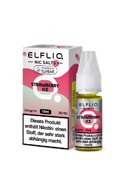 Produktbild 10mg ELFLIQ Strawberry Ice Nikotin: 10mg